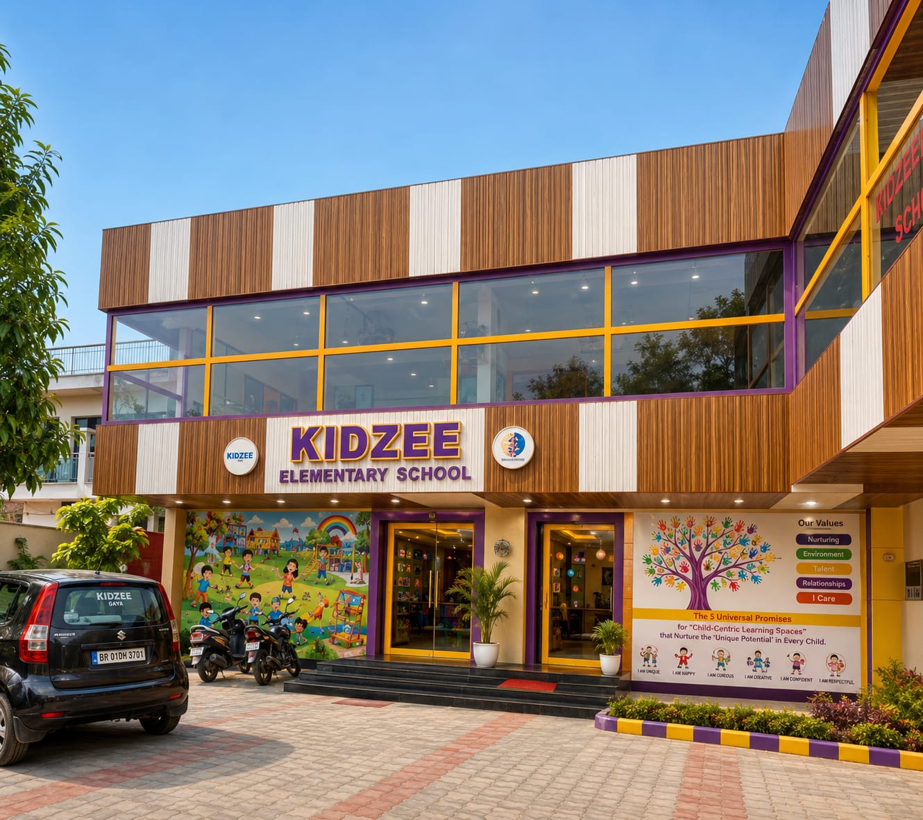 Children learning at Kidzee Kujap